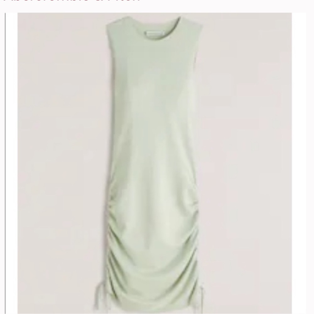 Light green Abercrombie fitted dress